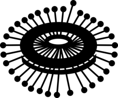Pins Circle Sketch Svg Vector, Free Vectors File